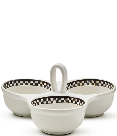 MacKenzie-Childs Courtly Check® Everyday Trio Dip Handled Bowl
