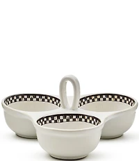 MacKenzie-Childs Courtly Check® Everyday Trio Dip Handled Bowl