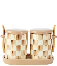 MacKenzie-Childs Check Farmhouse Canisters, Set of 2