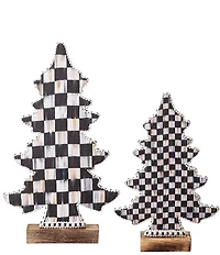 MacKenzie-Childs Courtly Check Forest Tree Sitters, Set of 2