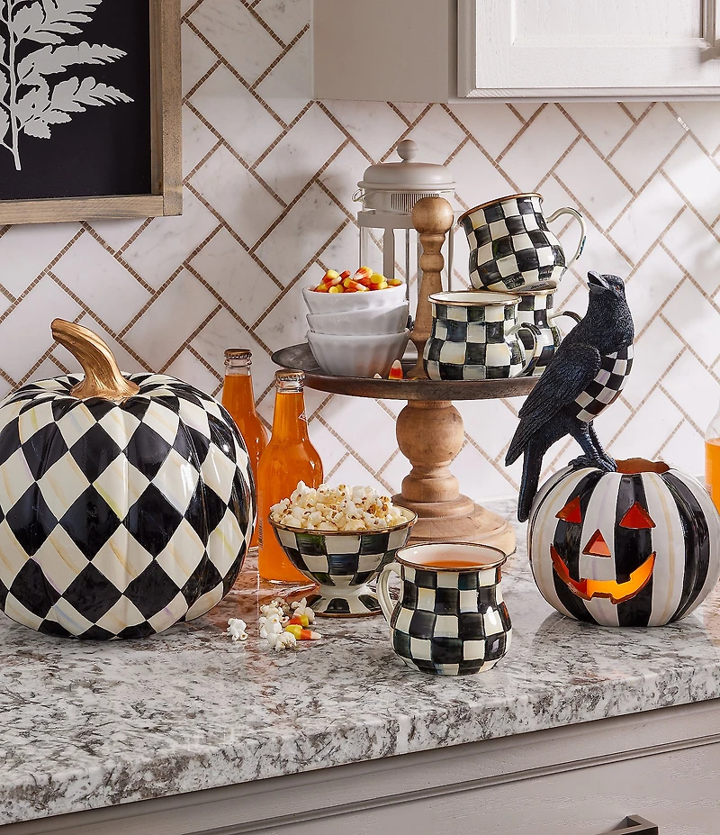 MacKenzie-Childs Courtly Check Ice Cream Dish