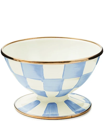 MacKenzie-Childs Check Ice Cream Dish