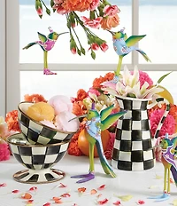 MacKenzie-Childs Check Ice Cream Dish