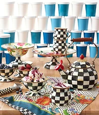 MacKenzie-Childs Check Ice Cream Dish