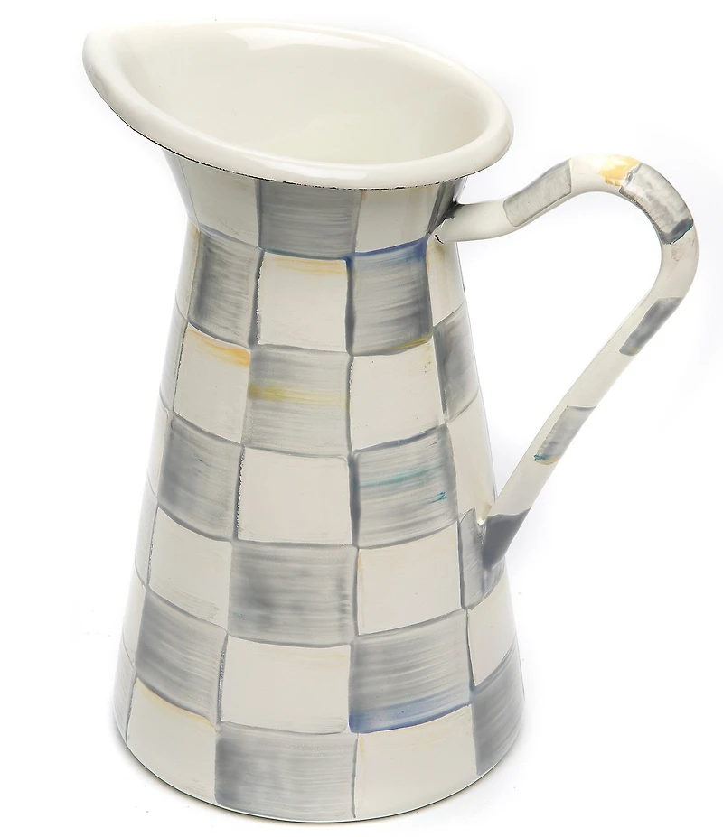 MacKenzie-Childs Check Practical Pitcher