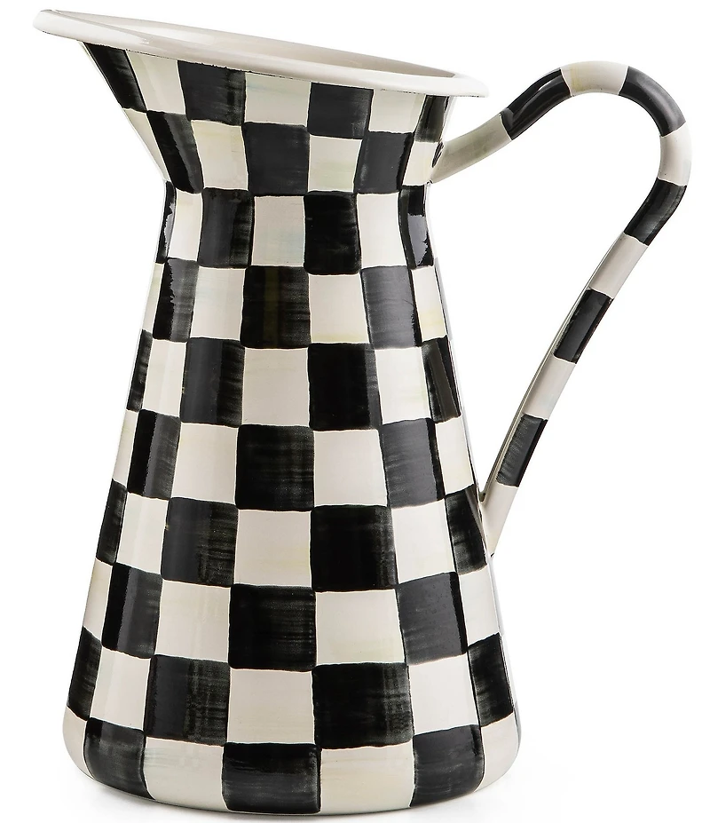 MacKenzie-Childs Check Practical Pitcher