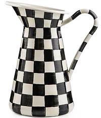 MacKenzie-Childs Check Practical Pitcher