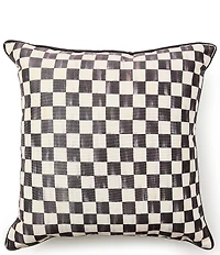 MacKenzie-Childs Courtly Check Printed Outdoor Square Pillow