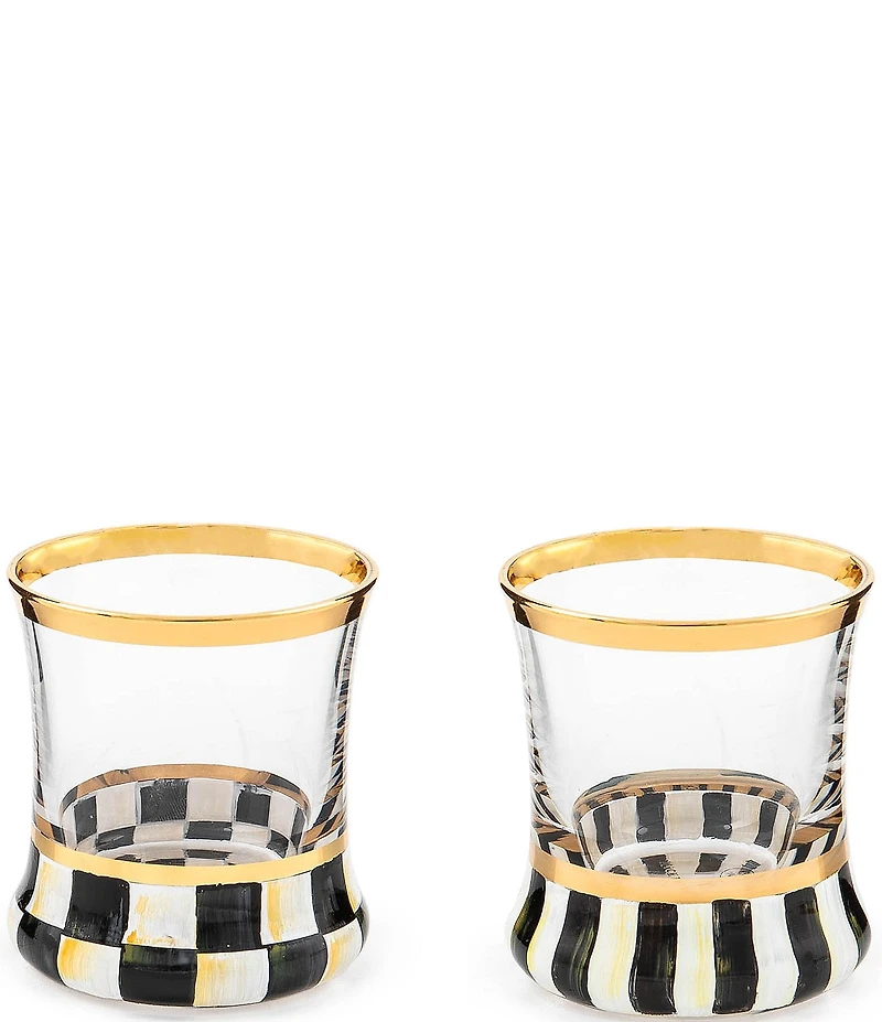 MacKenzie-Childs Check® Shot Glass