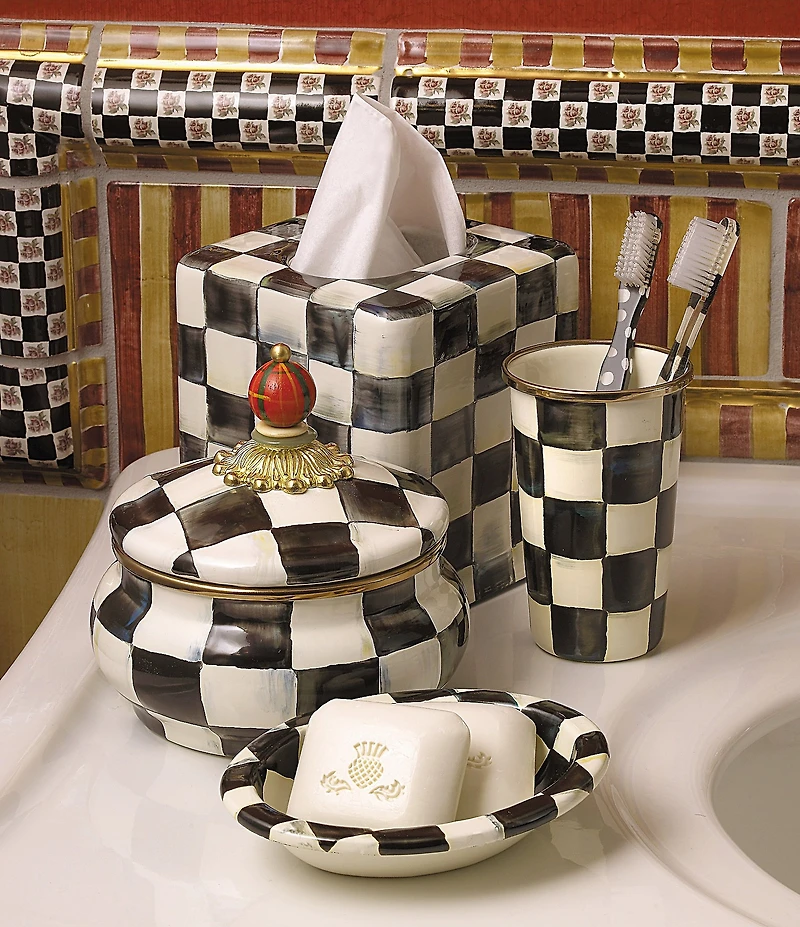 MacKenzie-Childs Check® Soap Dish