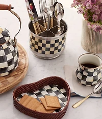 MacKenzie-Childs Courtly Check® Supper Club Flatware Caddy