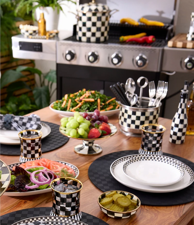 MacKenzie-Childs Courtly Check® Supper Club Flatware Caddy