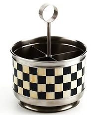 MacKenzie-Childs Courtly Check® Supper Club Flatware Caddy