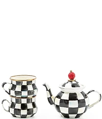 MacKenzie-Childs Courtly Check Tea Party Set