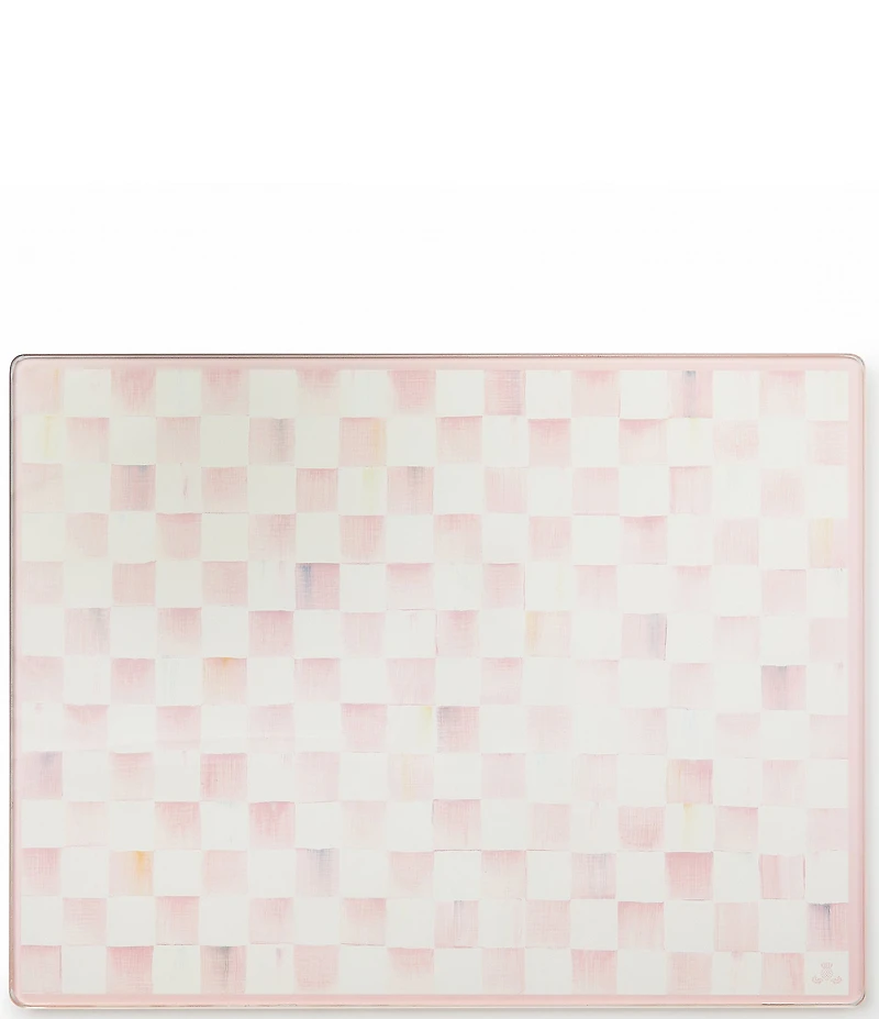 MacKenzie-Childs Check Tempered Glass Cutting Board, Set of 2