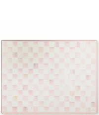 MacKenzie-Childs Check Tempered Glass Cutting Board, Set of 2