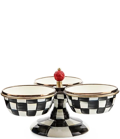 MacKenzie-Childs Courtly Check Triplicity Divided Server