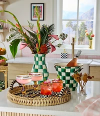 MacKenzie-Childs Check Wine Cooler