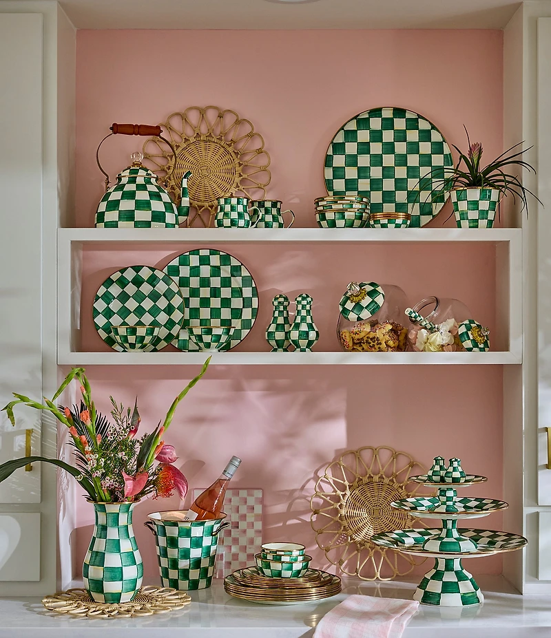 MacKenzie-Childs Check Wine Cooler