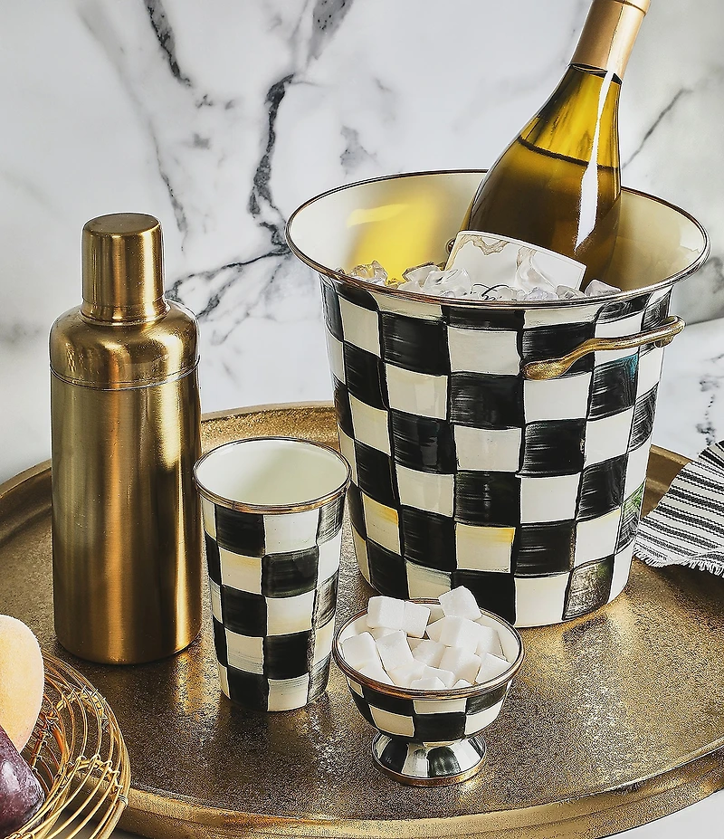 MacKenzie-Childs Check Wine Cooler