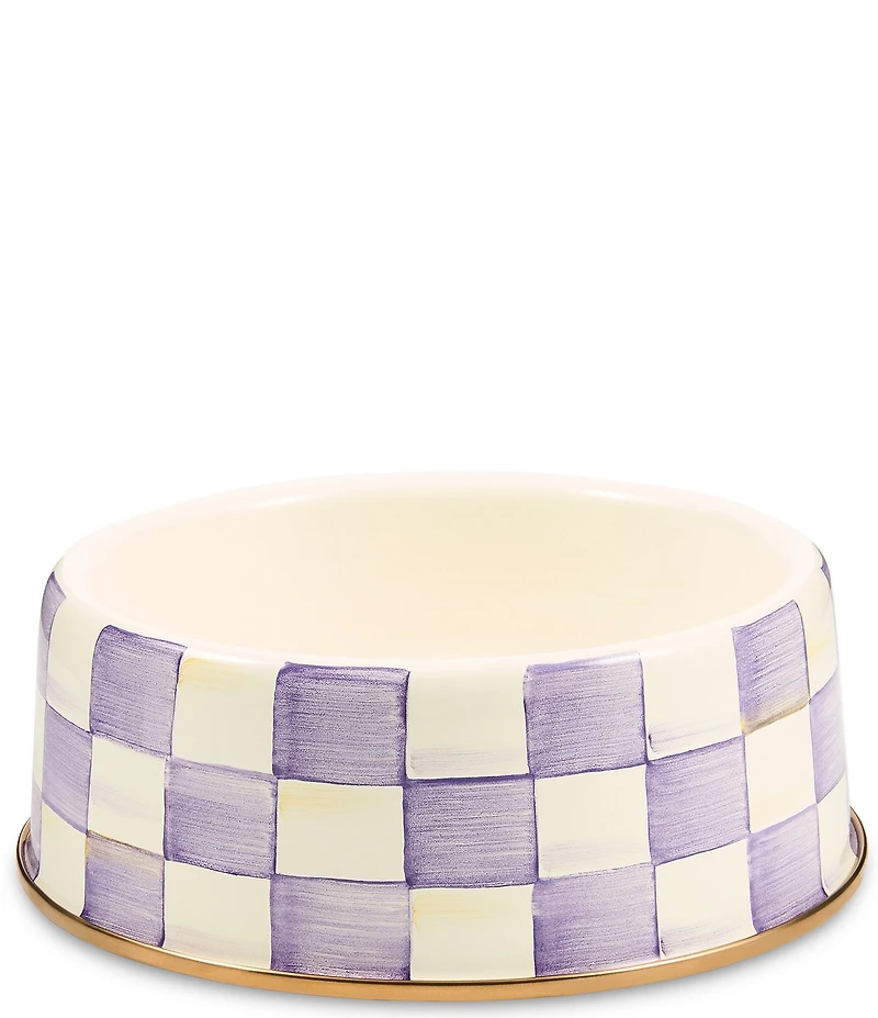 MacKenzie-Childs Courtly Checks® Pet Dish