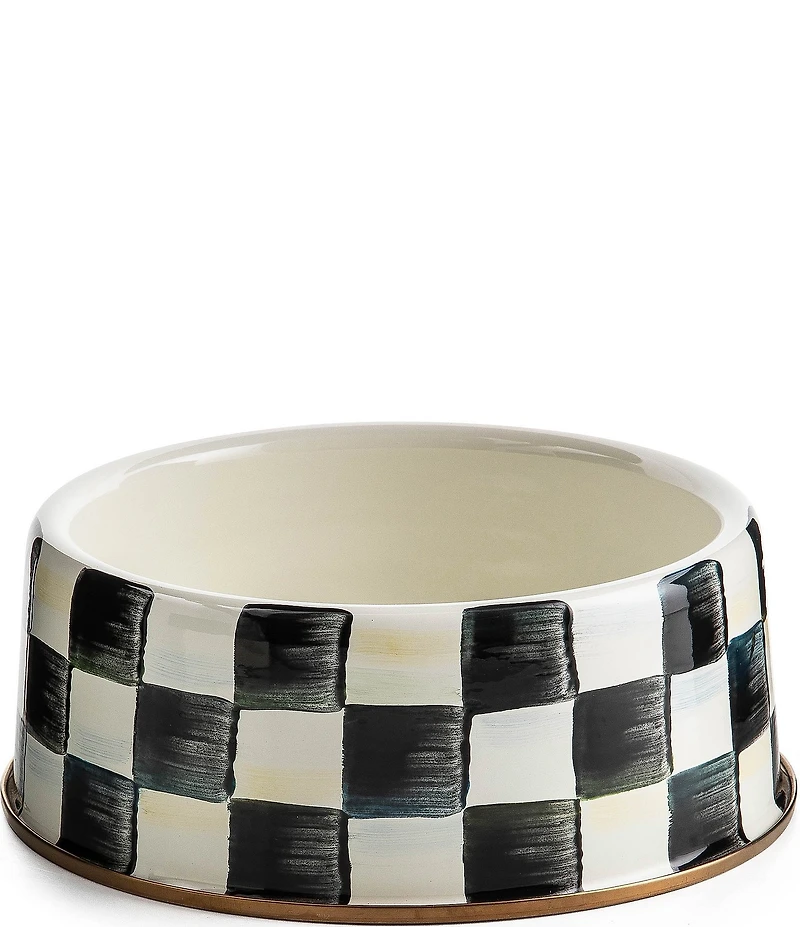 MacKenzie-Childs Courtly Checks® Pet Dish
