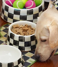 MacKenzie-Childs Courtly Checks® Pet Dish