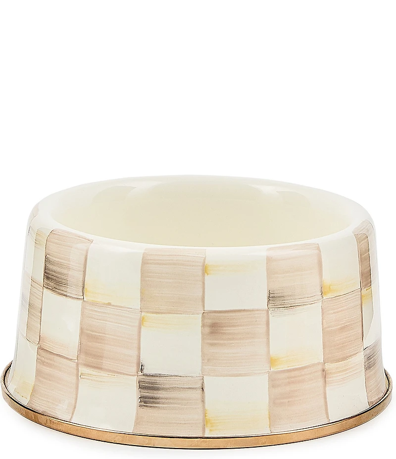 MacKenzie-Childs Courtly Checks® Pet Dish