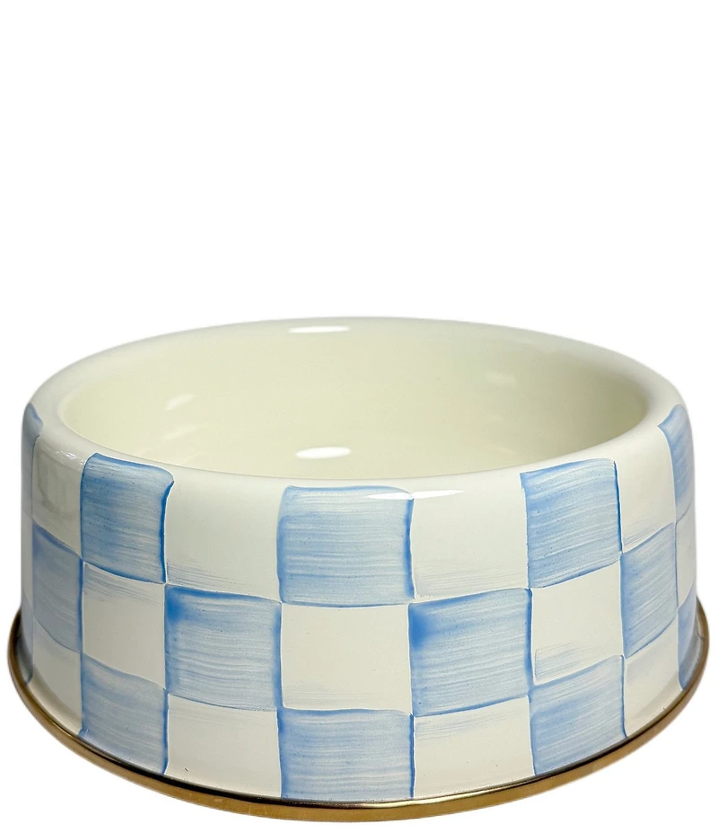 MacKenzie-Childs Courtly Checks® Pet Dish