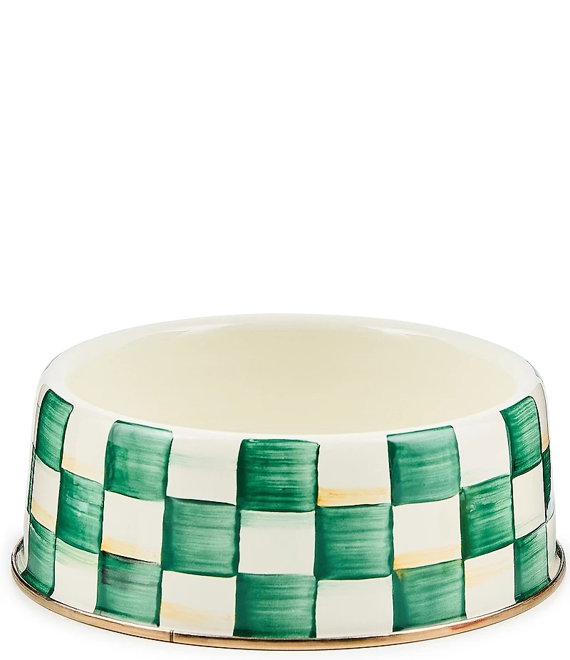 MacKenzie-Childs Courtly Checks® Pet Dish