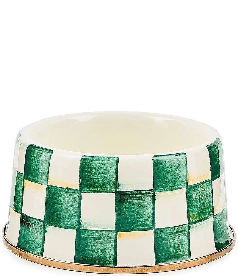 MacKenzie-Childs Courtly Checks® Pet Dish