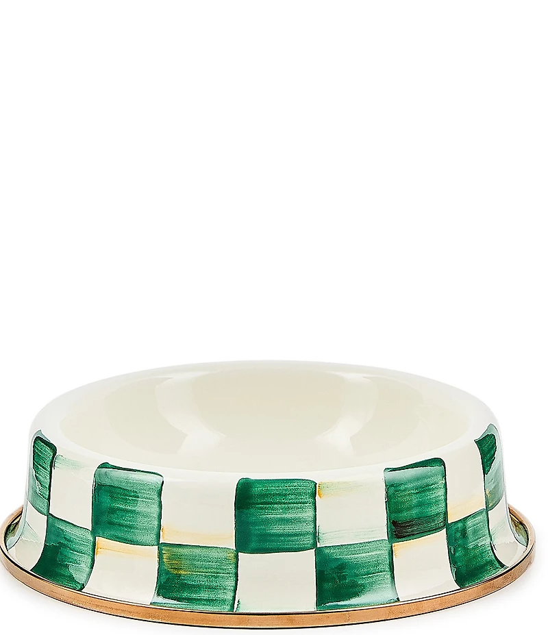 MacKenzie-Childs Courtly Checks® Pet Dish