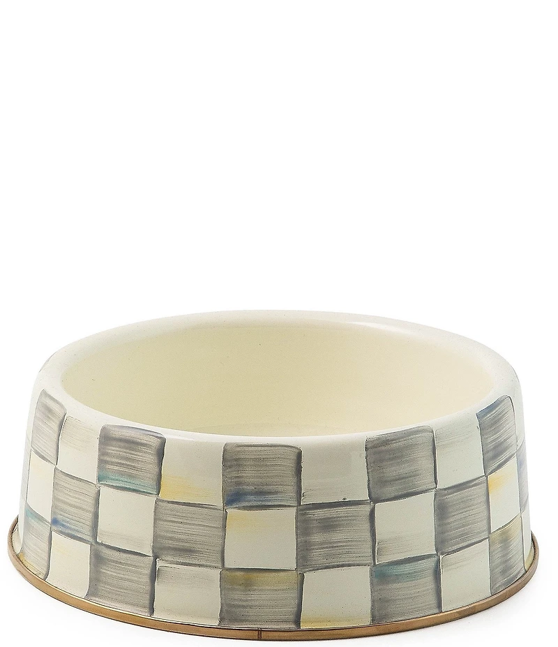 MacKenzie-Childs Courtly Checks® Pet Dish
