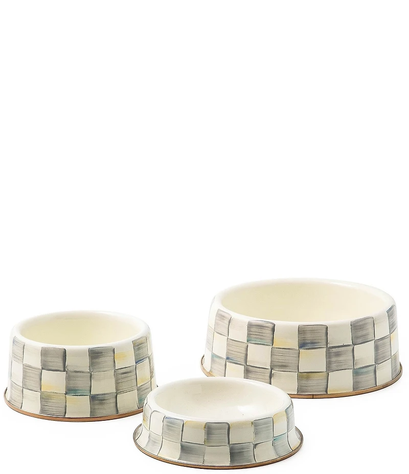 MacKenzie-Childs Courtly Checks® Pet Dish