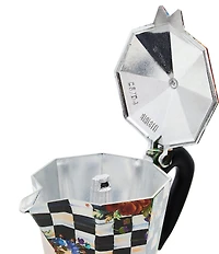 MacKenzie-Childs x Bialetti Courtly Flower Market 6 Cup Moka Pot