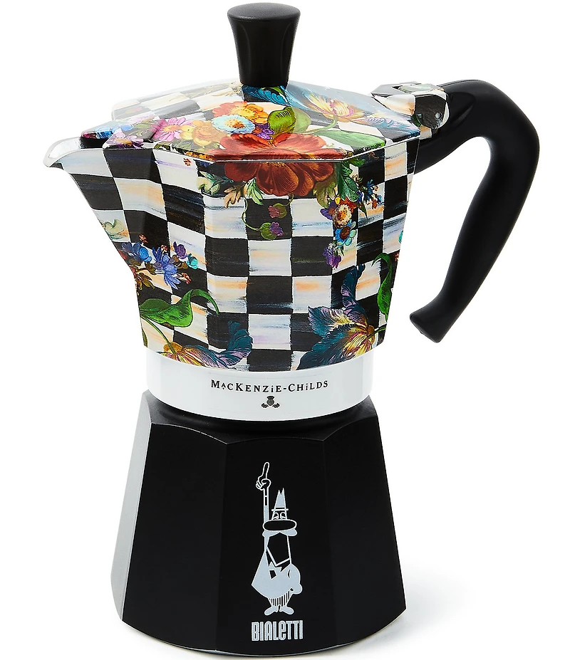 MacKenzie-Childs x Bialetti Courtly Flower Market 6 Cup Moka Pot