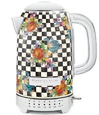 MacKenzie-Childs Courtly Flower Market Electric Kettle