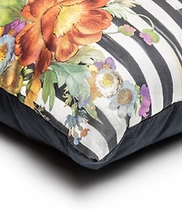 MacKenzie-Childs Courtly Flower Market Lumbar Pillow