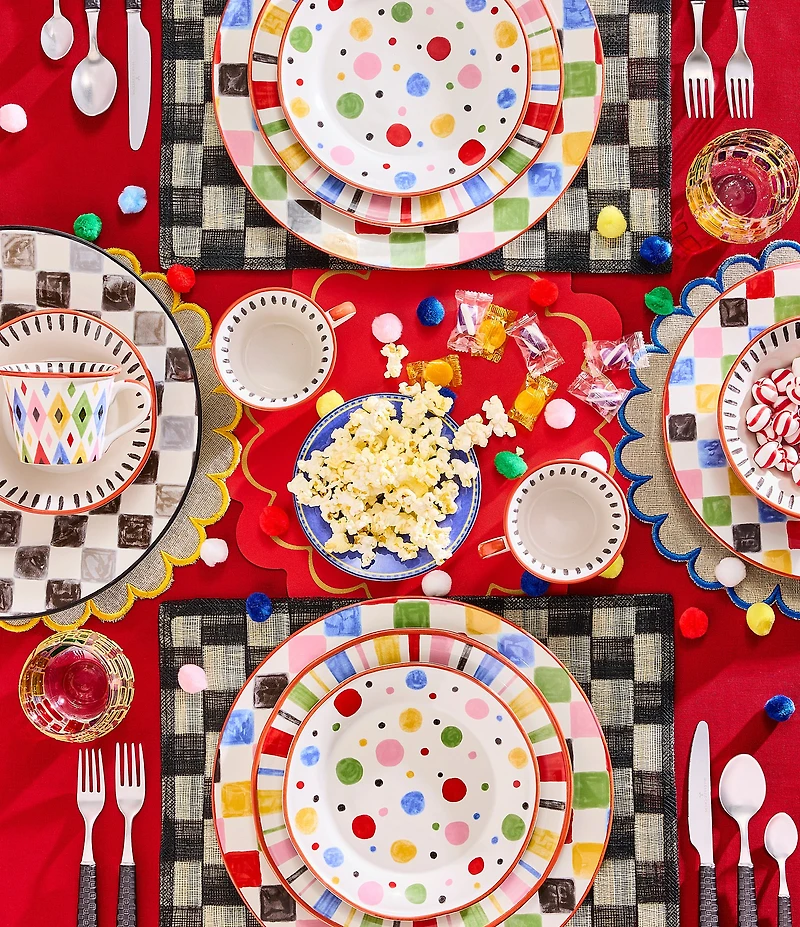 MacKenzie-Childs Day at the Fair Salad/Dessert Plate