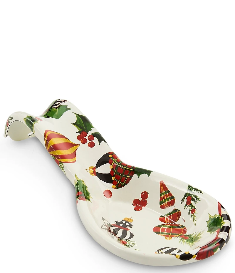 MacKenzie-Childs Deck The Halls Spoon Rest