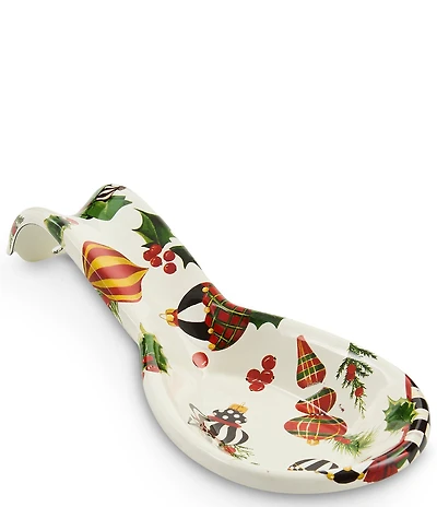 MacKenzie-Childs Deck The Halls Spoon Rest