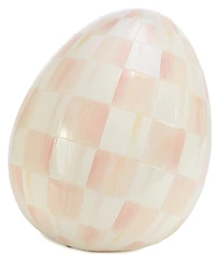 MacKenzie-Childs Easter Collection Check Egg Figurine, Small