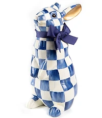 MacKenzie-Childs Easter Collection Check Standing Bunny Figurine