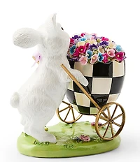 MacKenzie-Childs Easter Collection Frolic Spring Bunny Egg Cart