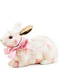MacKenzie-Childs Easter Collection Check Resting Bunny Figurine