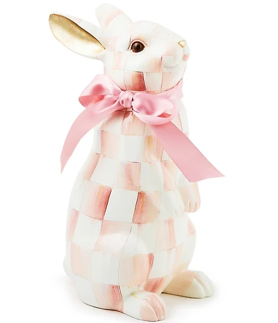 MacKenzie-Childs Easter Collection Rosy Check® Standing Bunny Figurine
