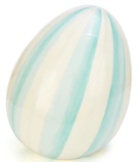MacKenzie-Childs Easter Collection Stripe Egg Figurine, Medium