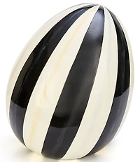 MacKenzie-Childs Easter Collection Stripe Egg Figurine, Medium