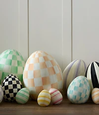 MacKenzie-Childs Easter Collection Stripe Egg Figurine, Mini