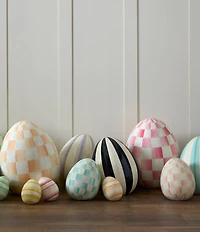 MacKenzie-Childs Easter Collection Stripe Egg Figurine, Mini